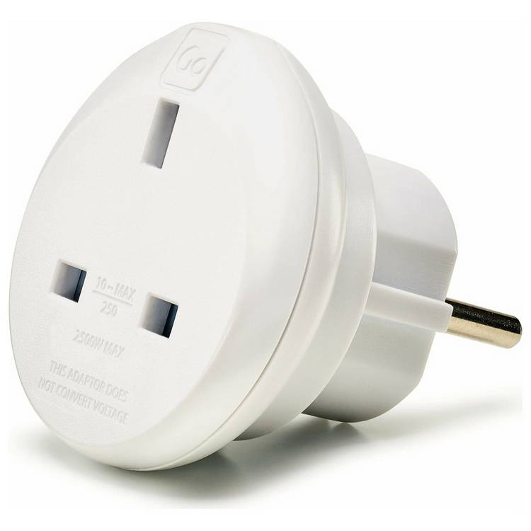 Go Travel travel adaptor set of 2 (British brand)