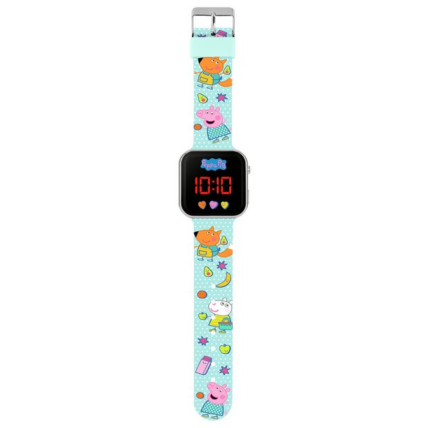Peppa Pig LED watch with character strap, imported from the UK
