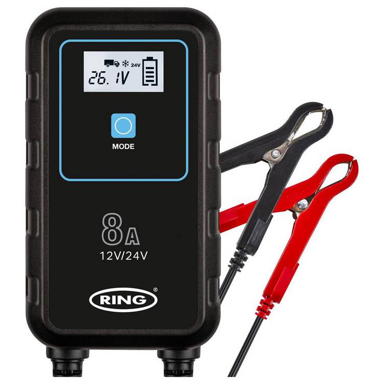 Ring Smartcharge8 12/24V smart battery charger (British brand)