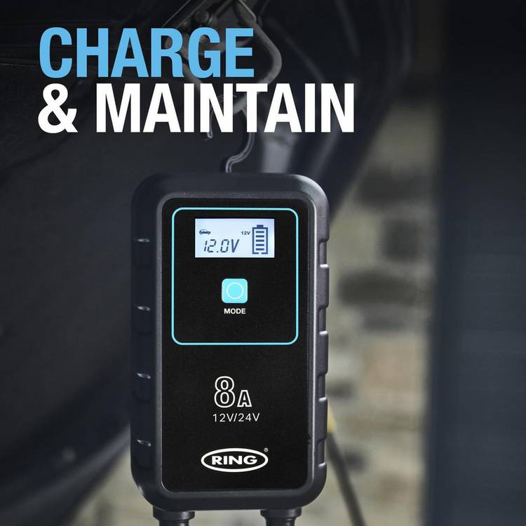 Ring Smartcharge8 12/24V smart battery charger (British brand)