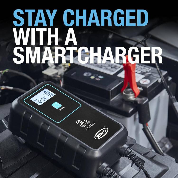 Ring Smartcharge8 12/24V smart battery charger (British brand)