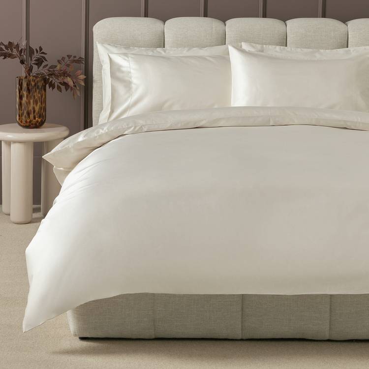 Habitat cream stitch detail 400 thread count bedding set single, UK version