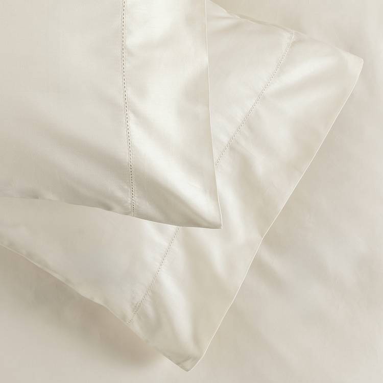 Habitat cream stitch detail 400 thread count bedding set single, UK version