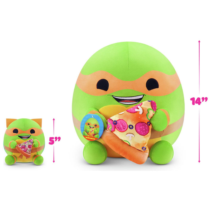 Zuru Snackles Michelangelo plush 14 inches, UK version