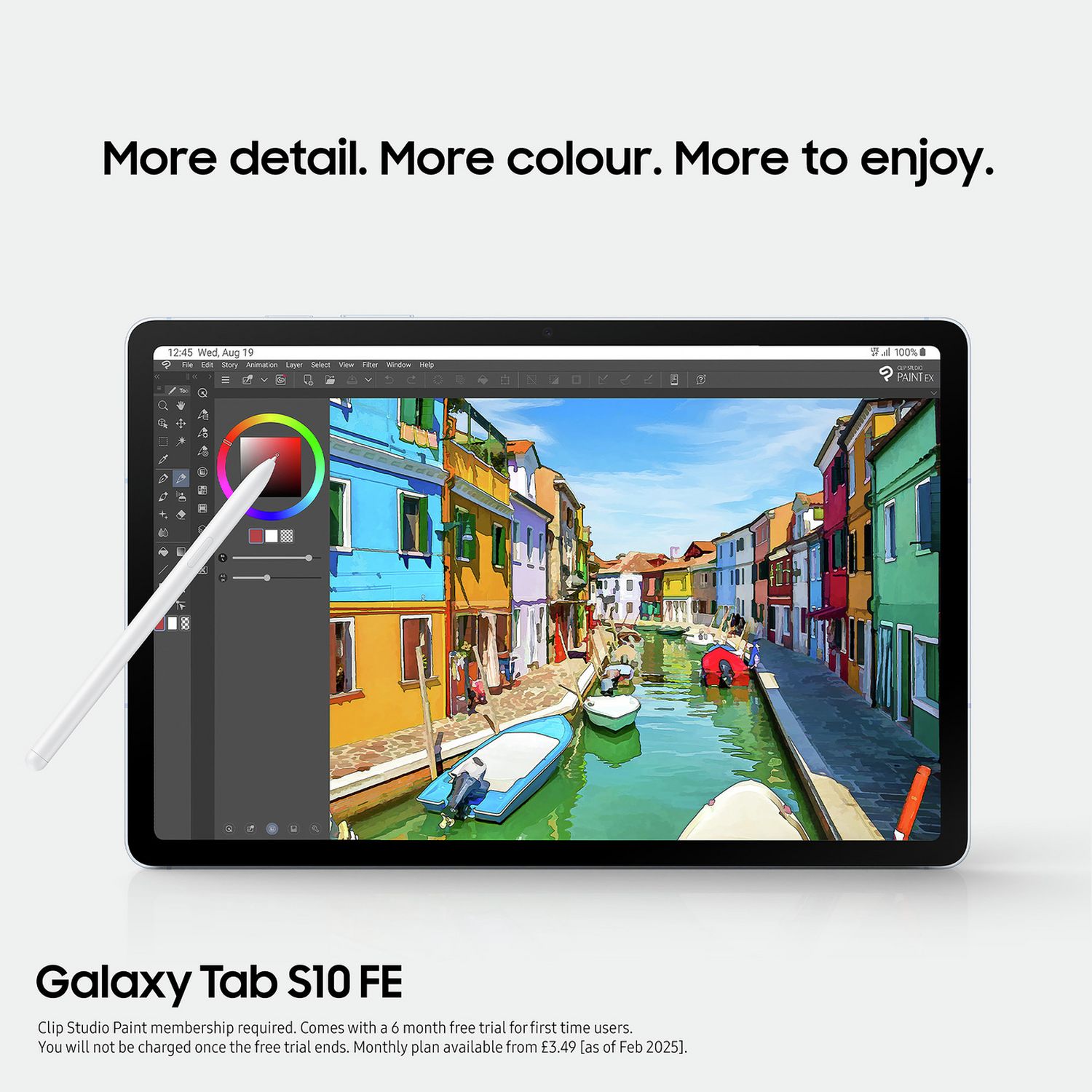 Samsung Galaxy Tab S10 FE 10.9in 128GB Grey, UK version
