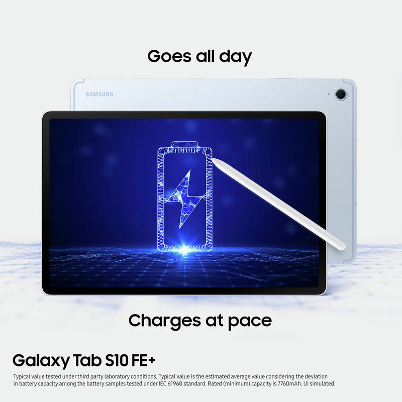 Samsung Galaxy Tab S10 FE+ 13.1in 128GB grey tablet, UK version