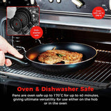 Tower Smart Start Classic 28cm aluminium frying pan black (British brand)