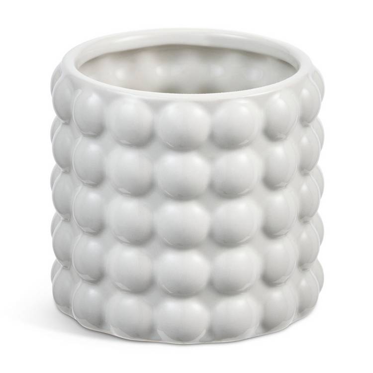 Habitat Bobble medium planter grey ceramic - British product