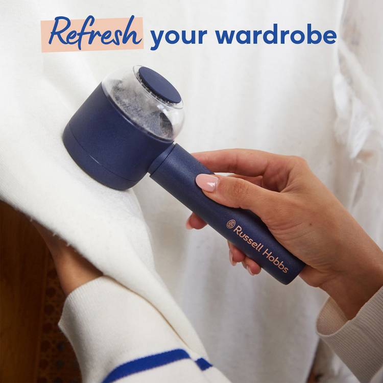 Russell Hobbs cordless fabric shaver (British brand)