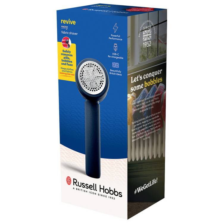 Russell Hobbs cordless fabric shaver (British brand)