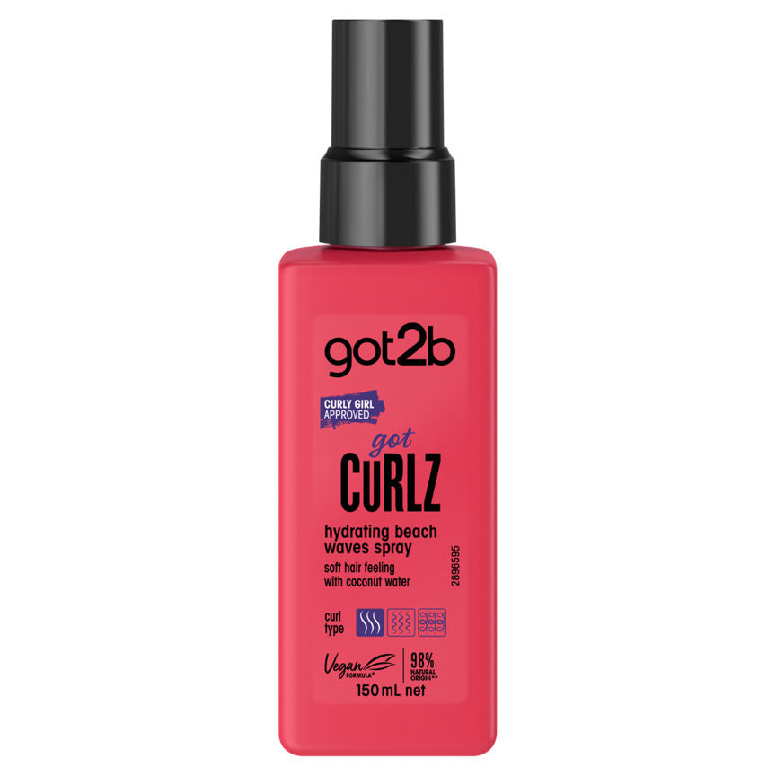 got2b Got Curlz Hydrating Beach Waves Spray 150ml GOODS ASDA   