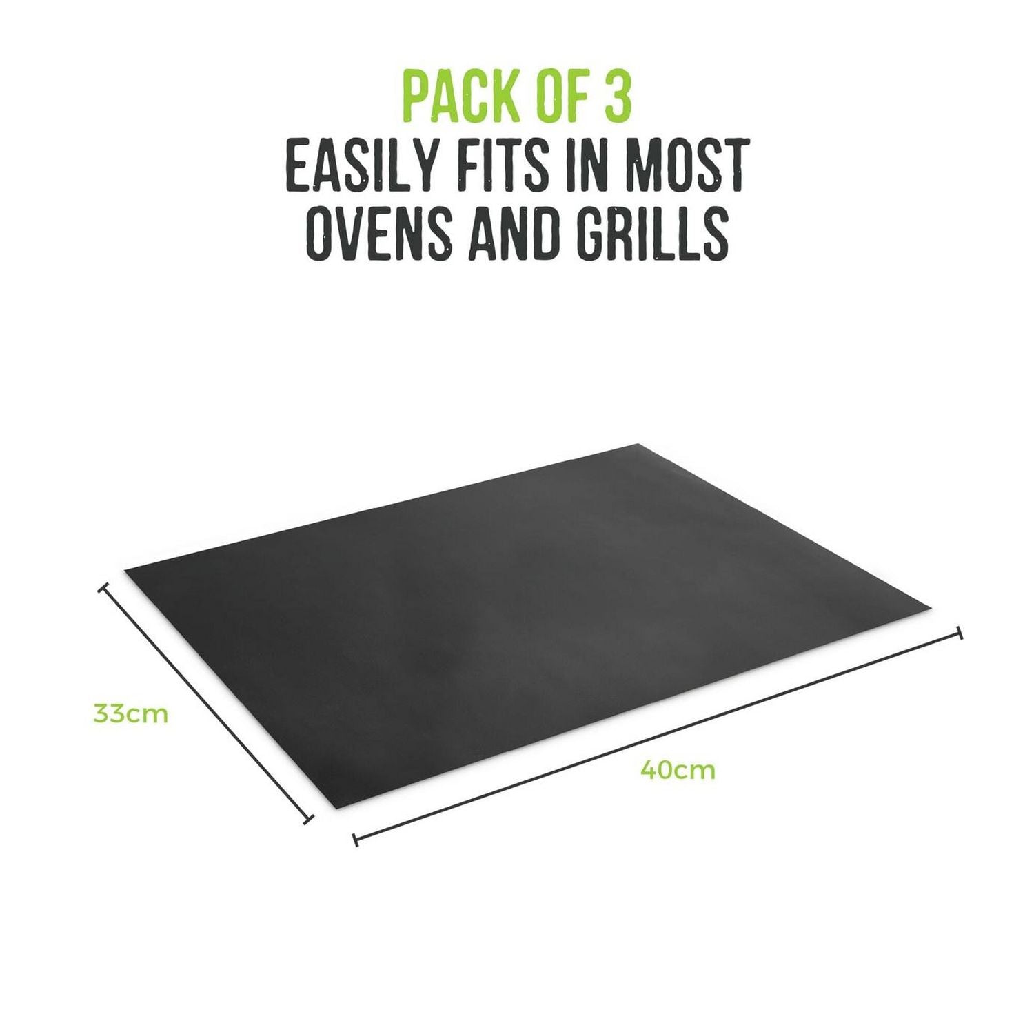 Tower oven liners set of 3 40cm x 33cm, imported from the UK
