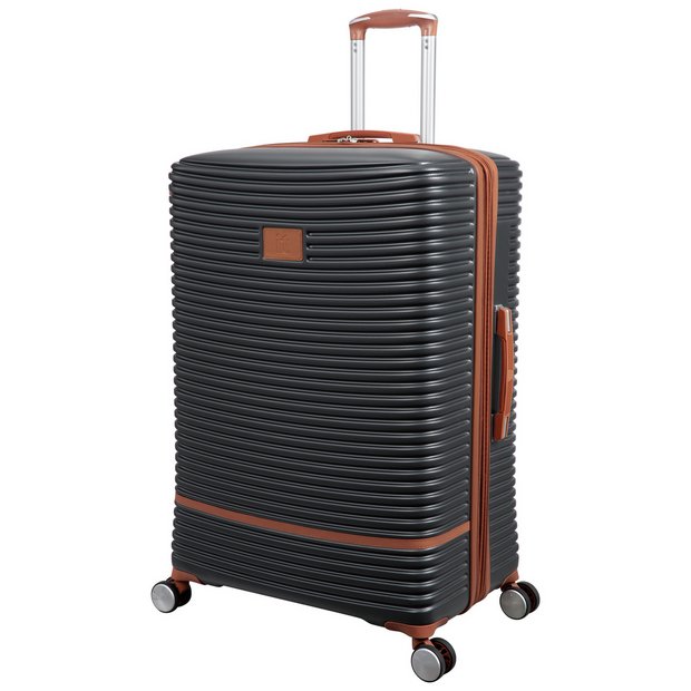 IT Luggage expandable hard suitcase charcoal large, UK version
