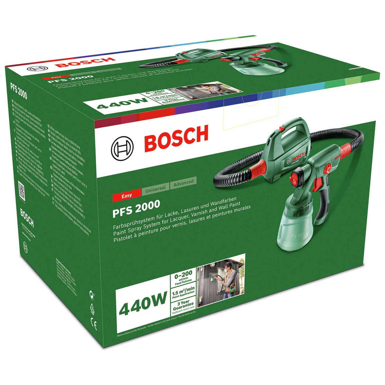 Bosch paint sprayer 440W - British product