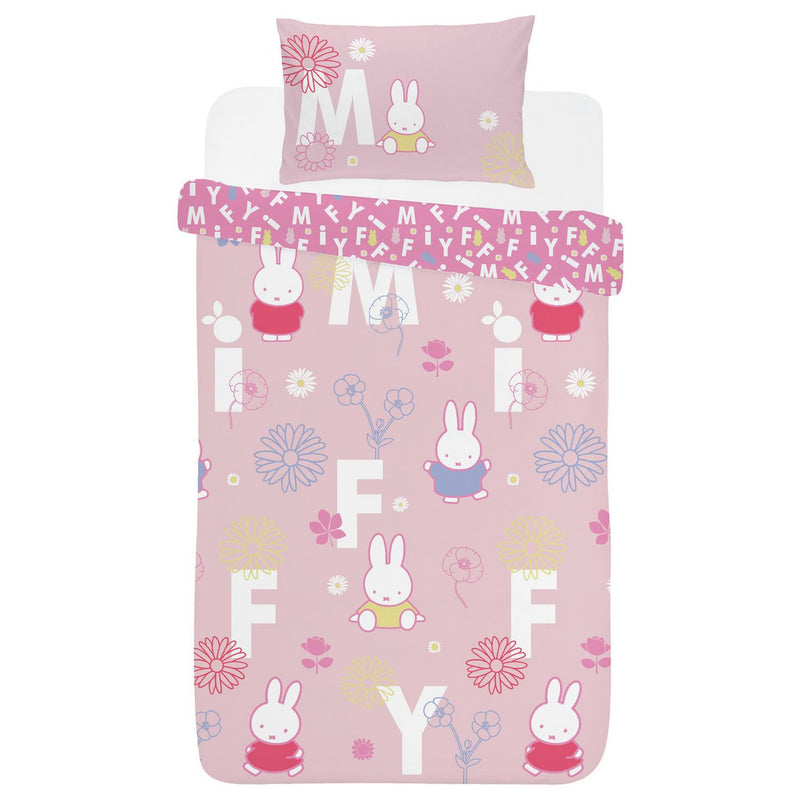 Miffy pink bedding set single, imported from the UK