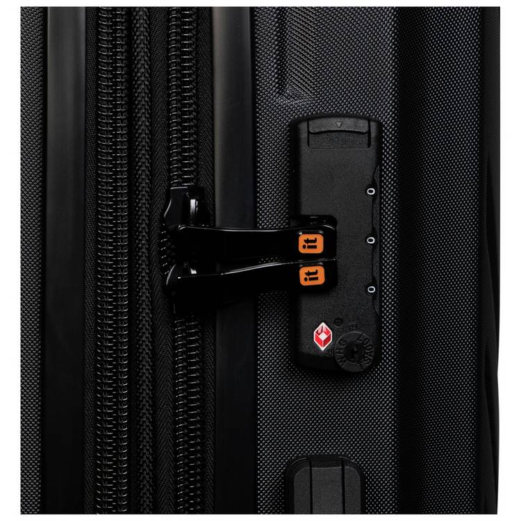 IT Luggage black small hard suitcase, imported from the UK