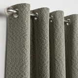 Habitat Boucle Blackout Eyelet Curtains - Green - 168x229cm