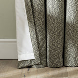 Habitat Boucle Blackout Eyelet Curtains - Green - 168x229cm