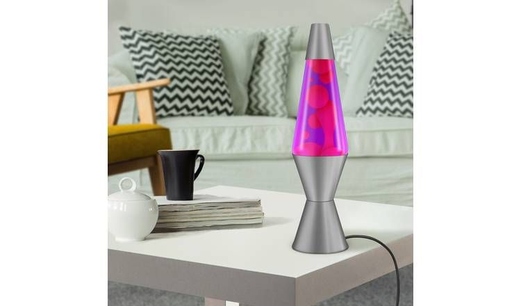 Lava 14.5in Fuchsia Mirage Lamp - Pink & Violet GOODS Argos