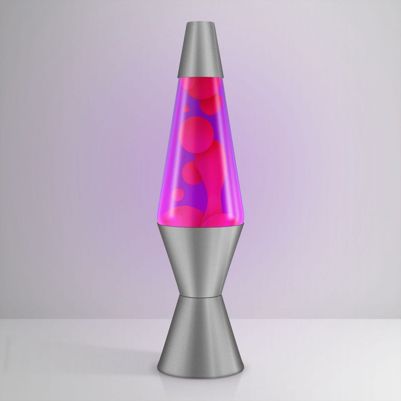 Fuchsia Mirage lava lamp pink violet 14.5in, UK version