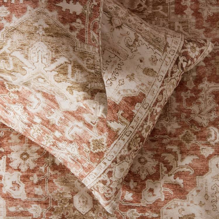 Habitat vintage rug print bedding set single - British product