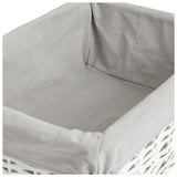 Habitat pack of 3 wicker storage baskets white (British brand)