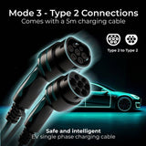 Masterplug Mode 3 EV charging cable 5m, imported from the UK