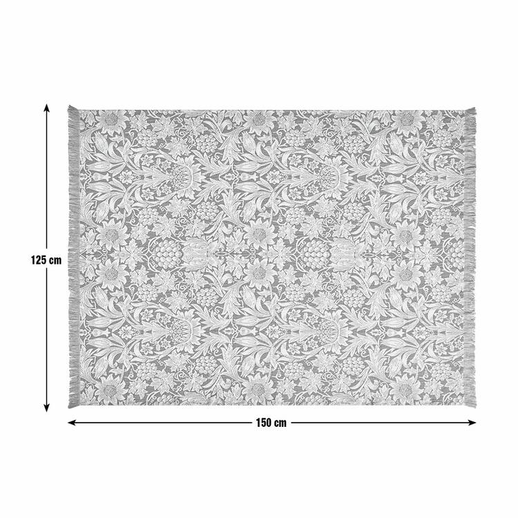 Morris & Co. sunflower chenille throw 125x150cm, UK version