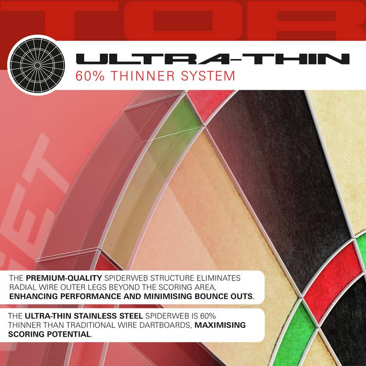Target TOR dartboard 47.5cm, imported from the UK