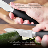 Tower utility knife black and silver - British product