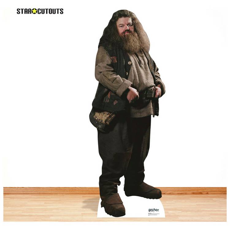 Star Cutouts lifesize Hagrid cardboard cutout H195cm, imported from the UK