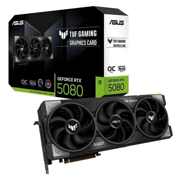 ASUS RTX 5080 TUF Gaming OC 16GB graphics card - British product