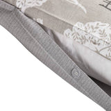 Argos Home landscape grey brushed cotton bedding set single, imported from the UK