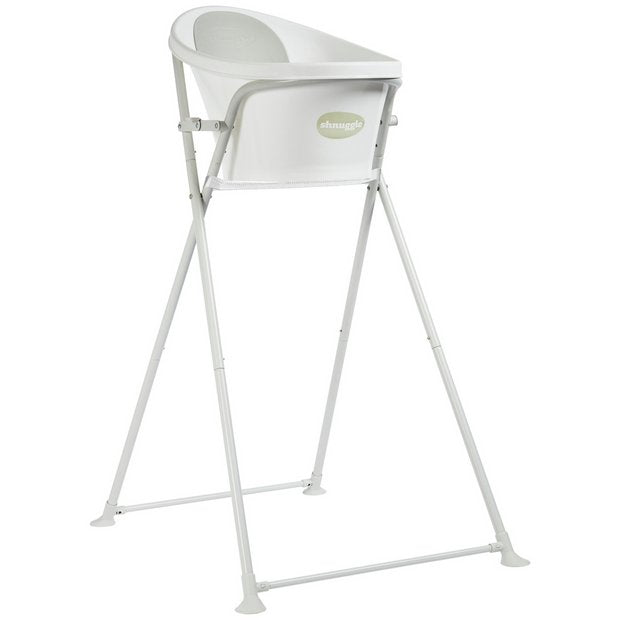 Shnuggle baby bath stand with foldable design - British product