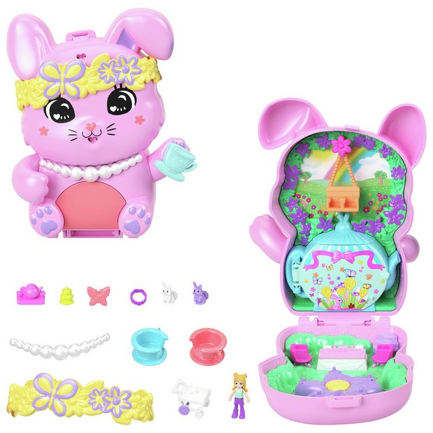 Polly Pocket Tea Party Bunny Compact playset, UK version