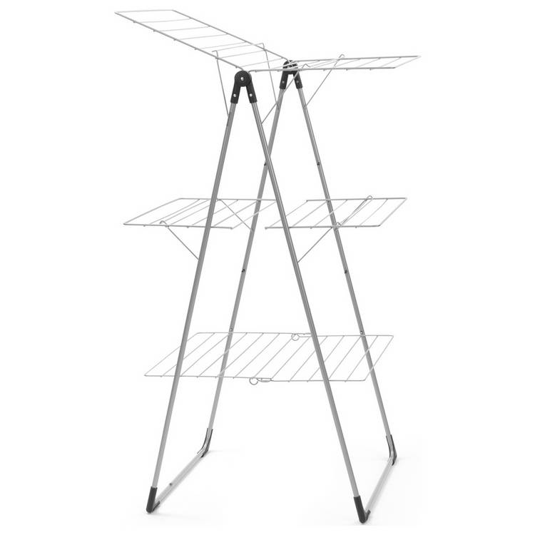 Brabantia 23m indoor clothes airer metallic, imported from the UK