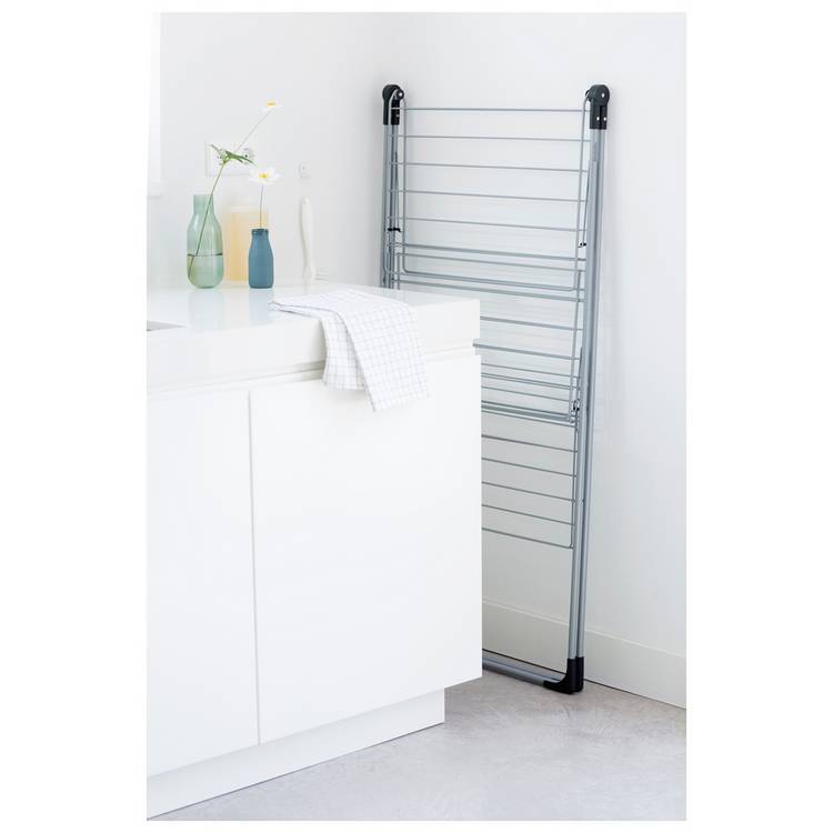 Brabantia 23m indoor clothes airer metallic, imported from the UK