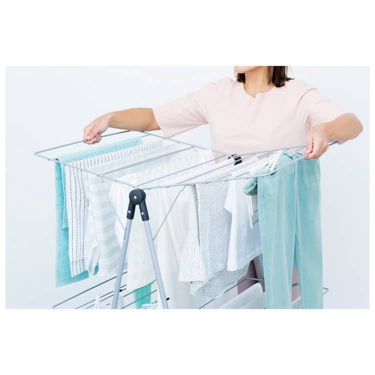 Brabantia 23m indoor clothes airer metallic, imported from the UK