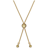 Ted Baker gold plated pink crystal heart adjustable bracelet - British product