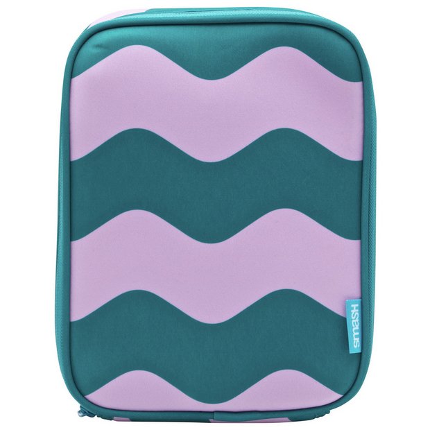 Smash insulated Squiggle Green lunch bag - British product