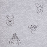 Disney Winnie the Pooh twin pack fitted sheets 60x120cm, UK version