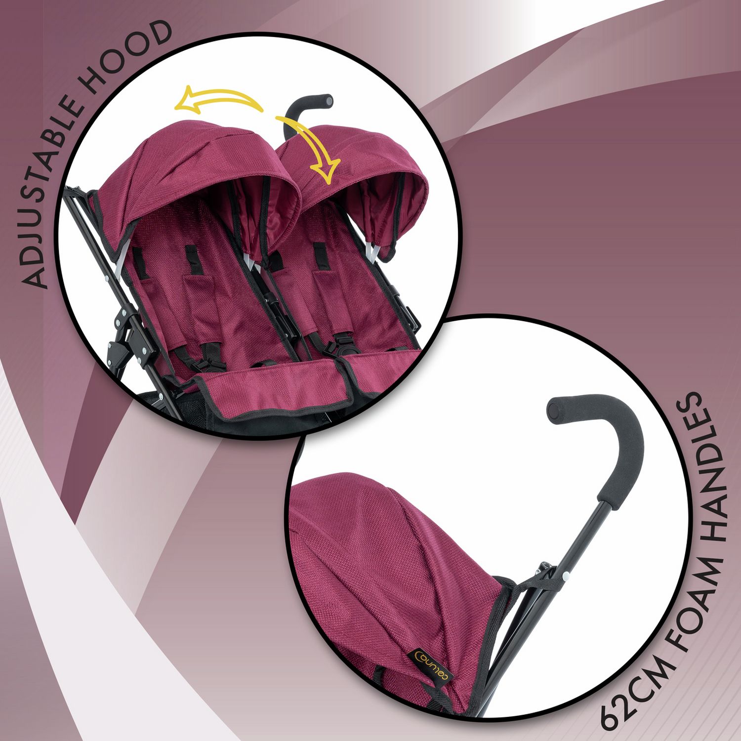 Baby Chic Celuna twin doll stroller, UK version