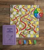 Vintage Bookshelf Chutes and Ladders board game (British brand)