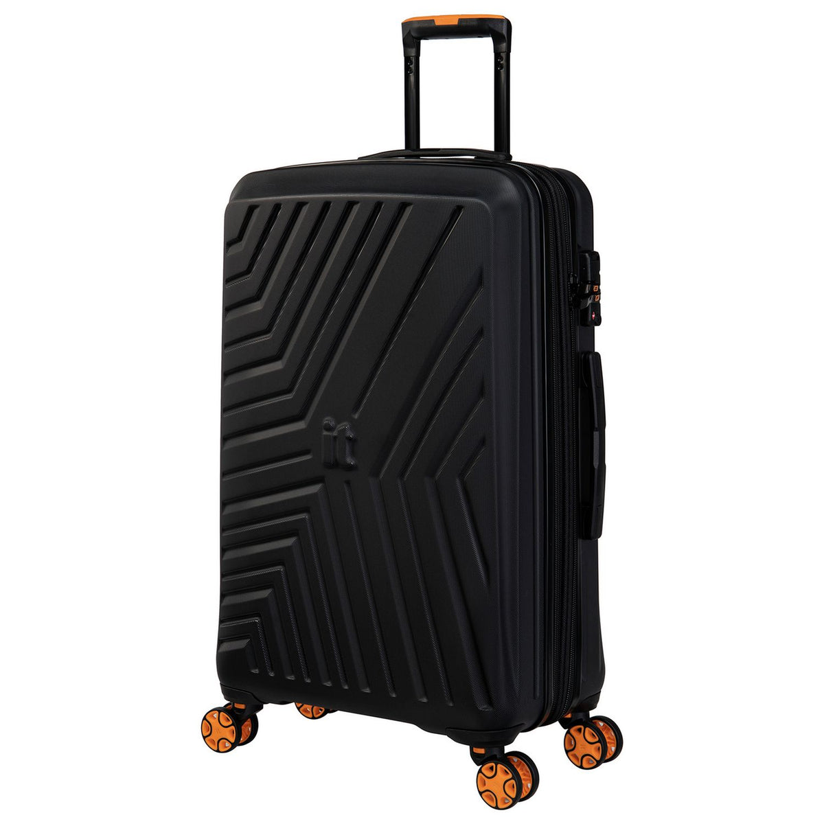 it Luggage Expandable 8 Wheel Hard Suitcase - Medium, Black
