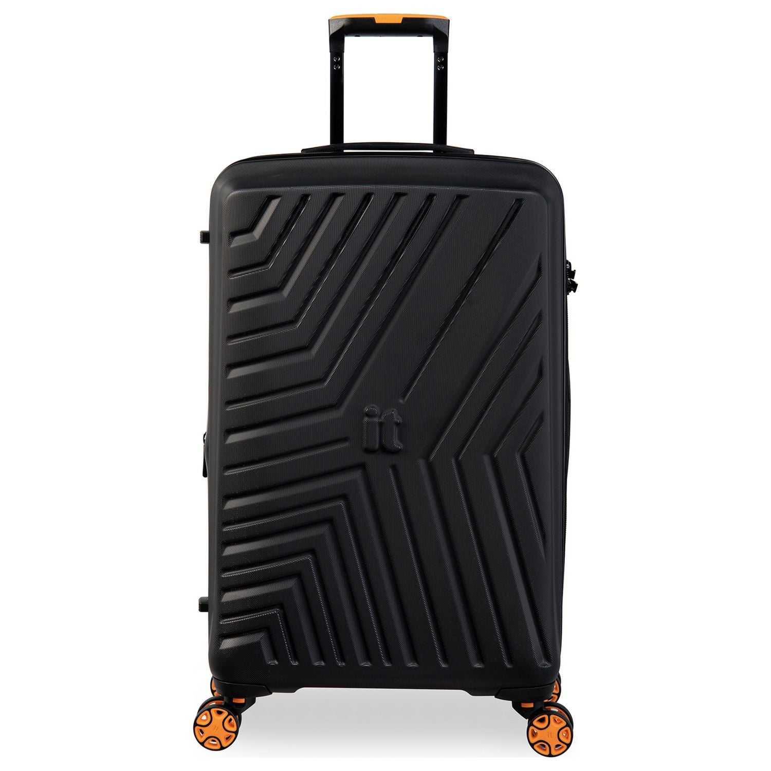it Luggage Expandable 8 Wheel Hard Suitcase - Medium, Black