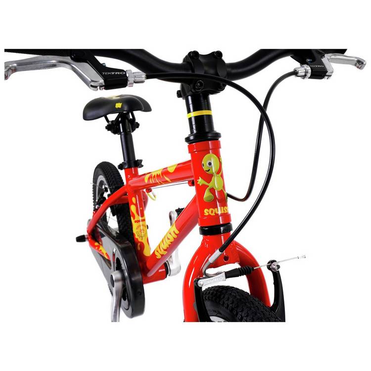 Squish 16 inch kids bike in red, imported from the UK