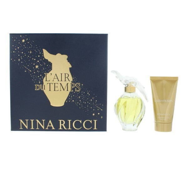 Nina Ricci L'air Du Temps EDT gift set 100ml (British brand)