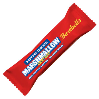 Barebells Marshmallow Rocky Road protein bar 55g, imported from the UK
