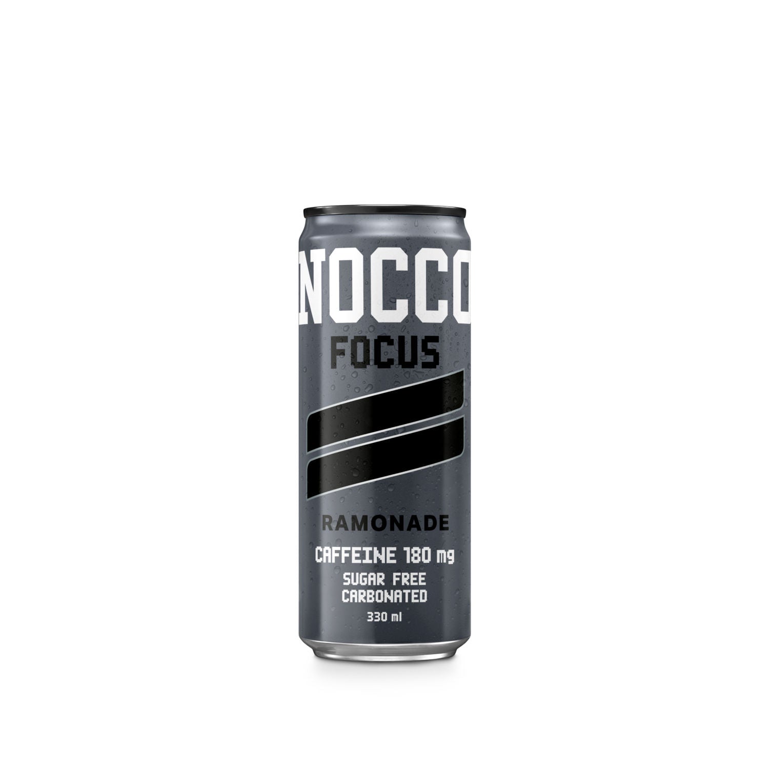 Nocco energy drink Focus Ramonade 330ml, imported from the UK