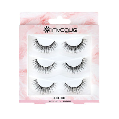 Superdrug Invogue Multipack Lashes Jet Setter False Eyelashes 3 Pair- Buy online at McGrocer